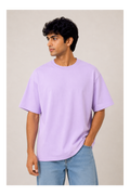 Lavender Oversized T-Shirt for Men | 240 GSM