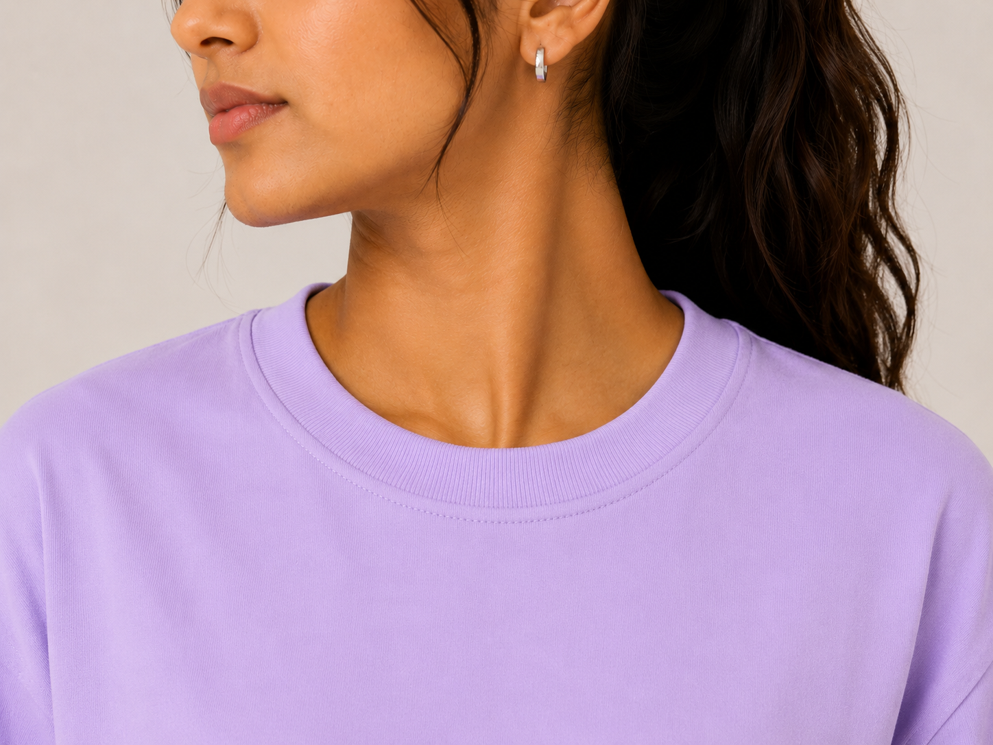 Lavender Oversized T-Shirt | 240 GSM