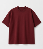 Maroon Oversized T-Shirt | 240 GSM