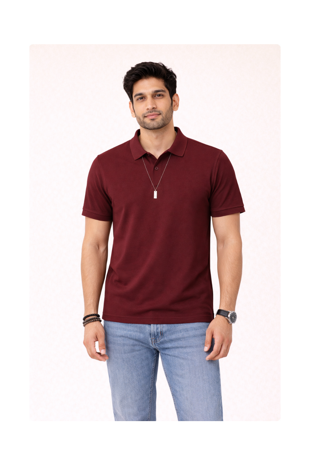 Maroon Honey Combo Men’s Polo T-Shirt