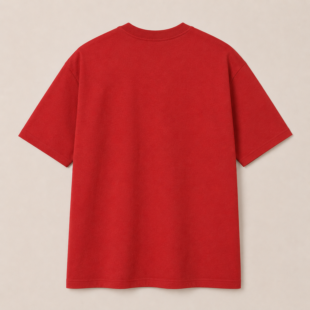 Oversized Red Cotton T-Shirt – 240 GSM