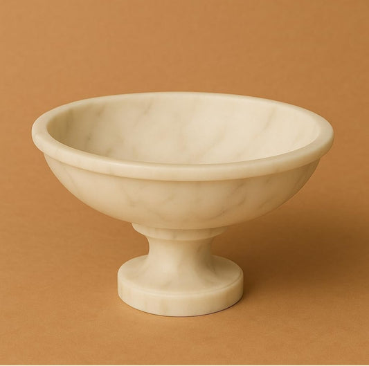 Fruit Basket with Lid, Fruit Bowl, Marble Bowl, Fruit Basket for Dinning Table