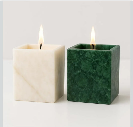 Diya Set, Marble Diya, Marbel Candle