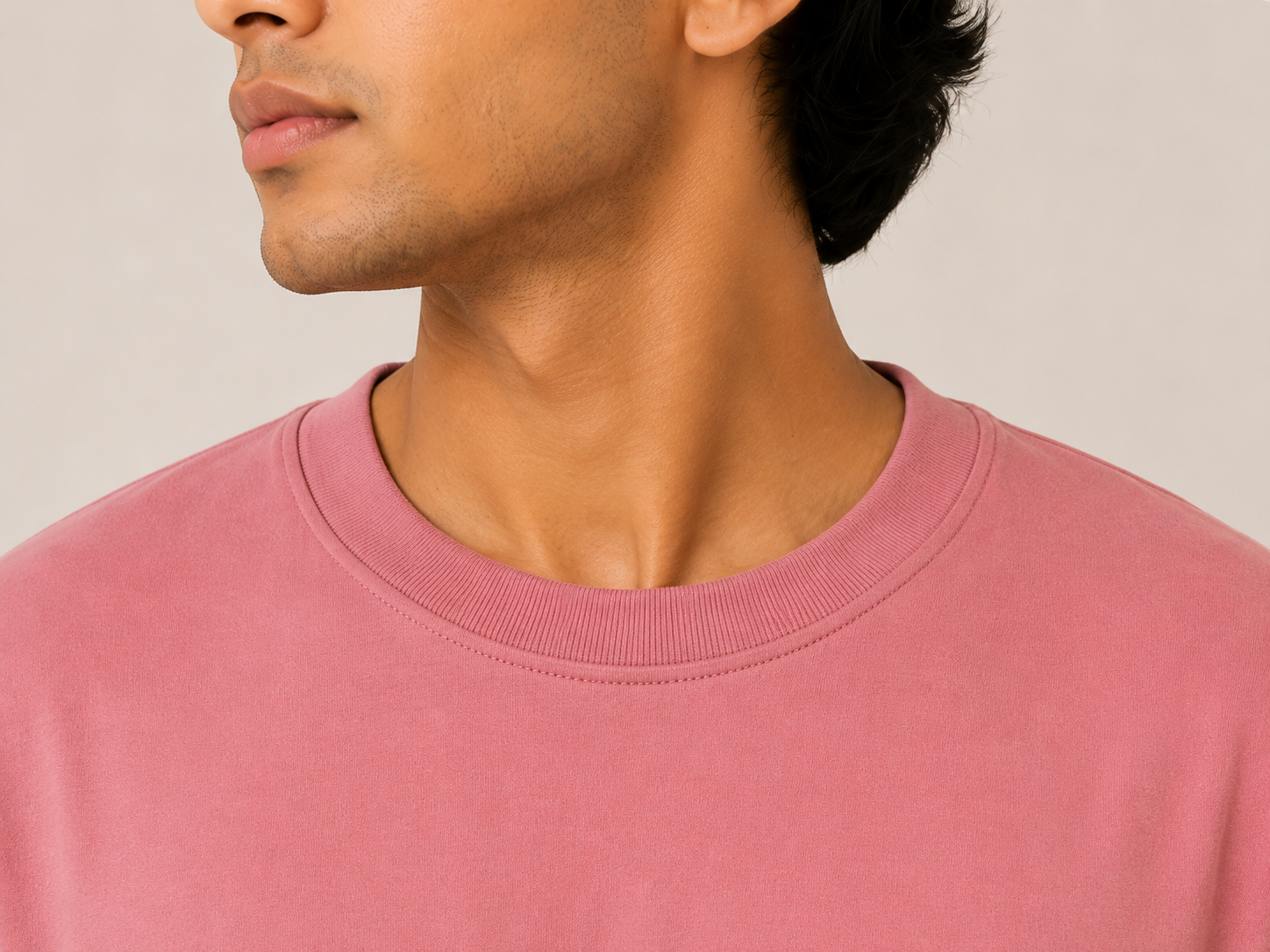 Rose Pink Oversized T-Shirt | 240 GSM