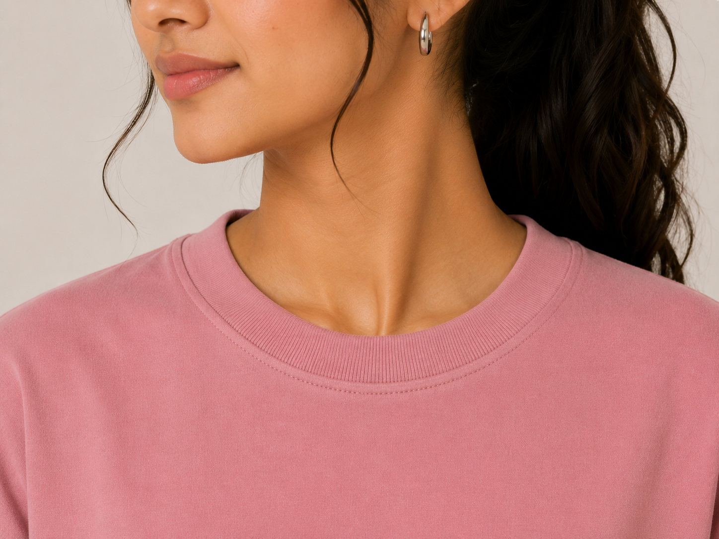 Rose Pink Oversized T-Shirt | 240 GSM