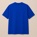 Royal Blue Oversized Cotton T-Shirt – 240 GSM Premium Tee