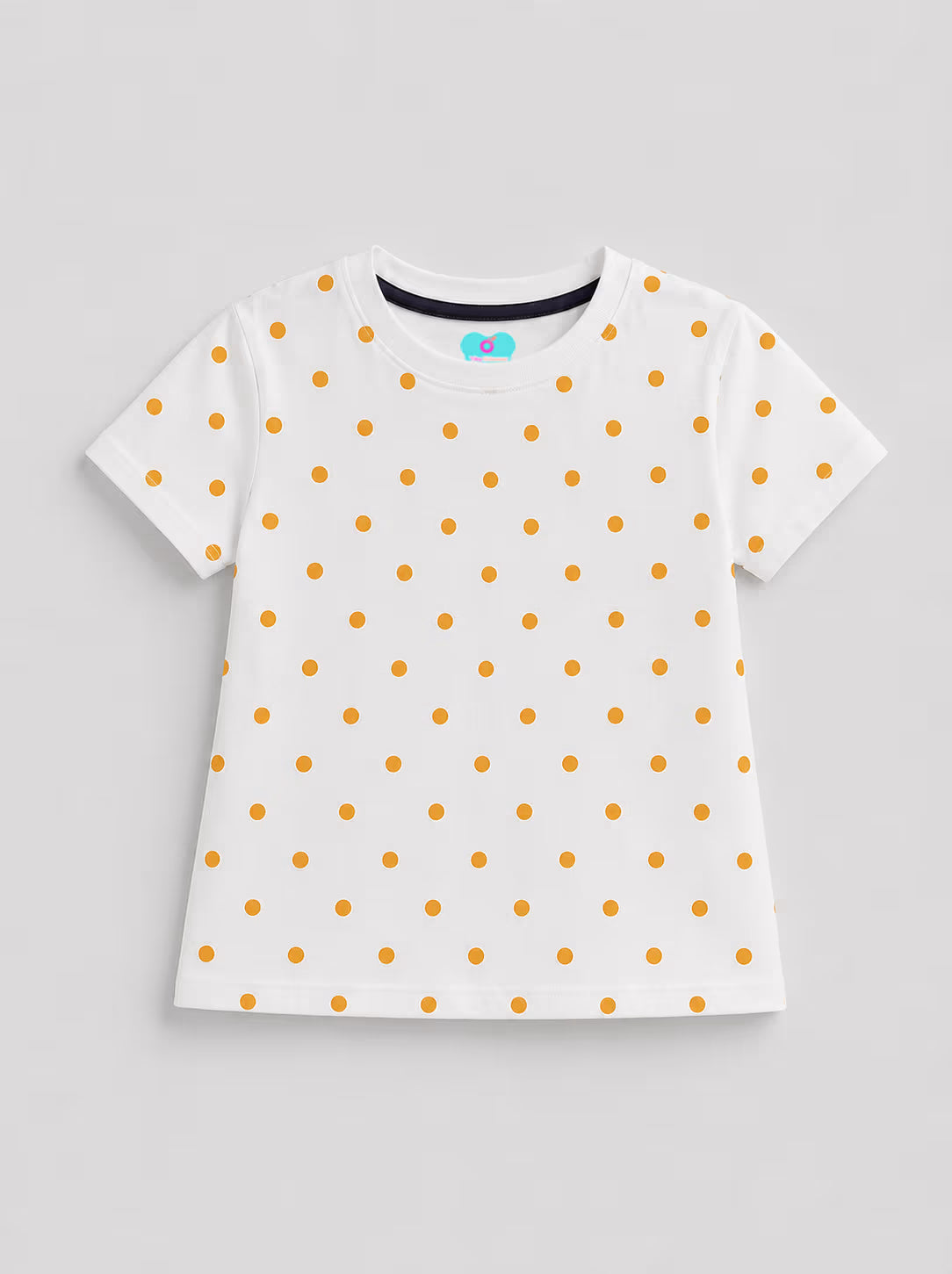 Lemon Bunny Charm Dress - 100% Cotton Bio Washed