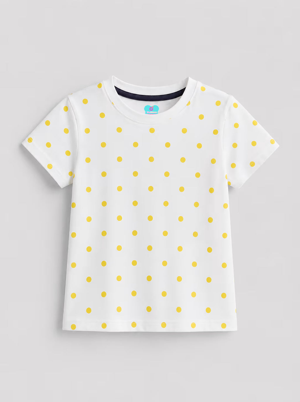Lemon Bunny Charm Dress - 100% Cotton Bio Washed